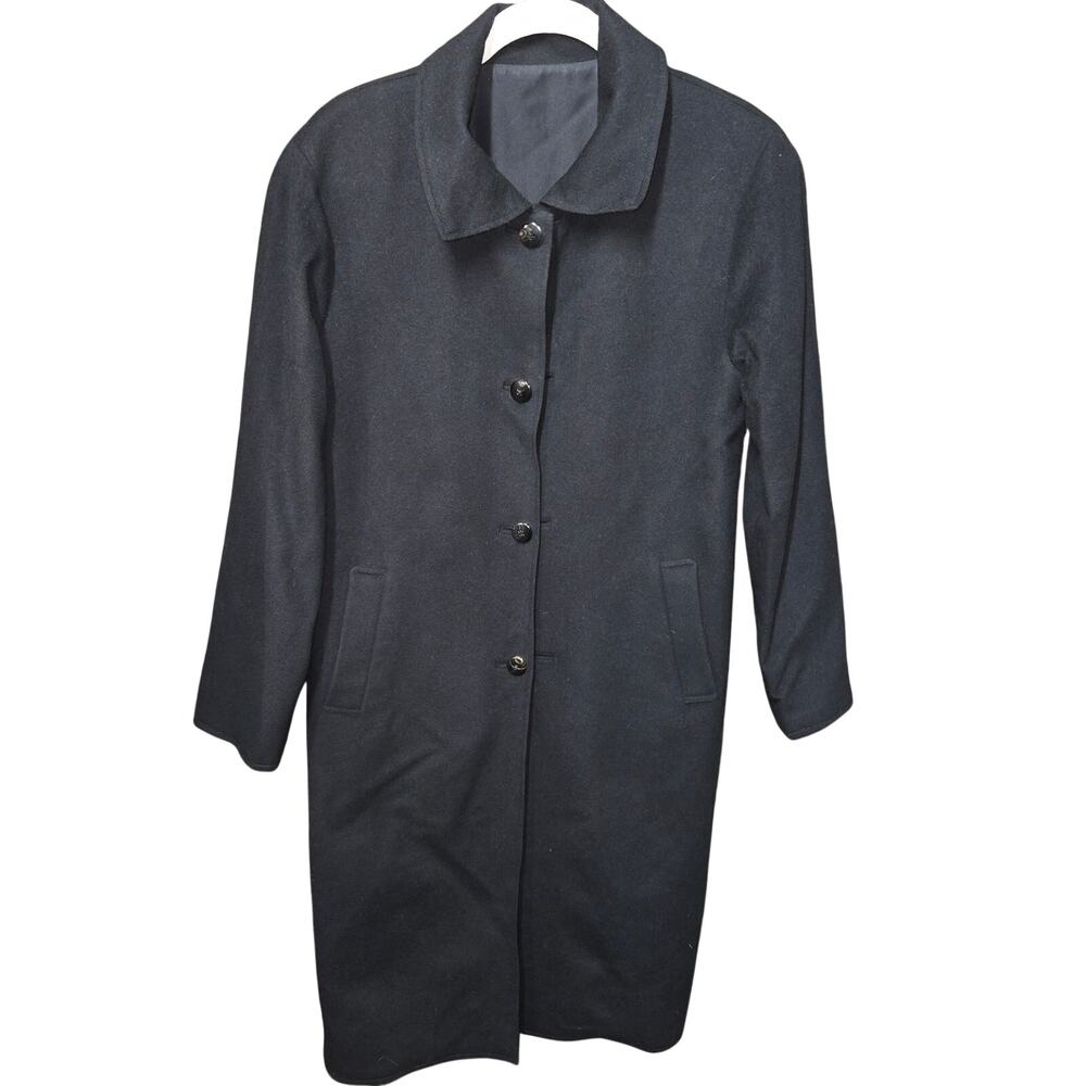 Cirrus Cashmere Reversible Silk Cashmere Trench Coat Ladies Medium